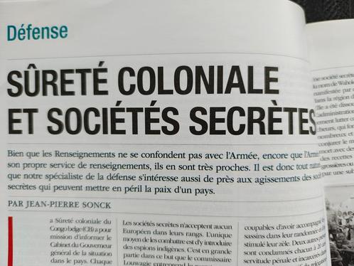 Sociétés secrètes indigènes 2 revues Congo Belge livre, Boeken, Geschiedenis | Nationaal, Gelezen, Verzenden
