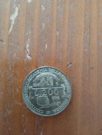 Speciale 200 Lire Munt Van Italië  beschikbaar voor biedingen