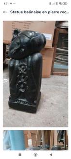 statue Balinaise en pierre reconstituée 30 cm, Tuin en Terras, Tuinbeelden, Ophalen of Verzenden, Nieuw, Steen, Boeddhabeeld