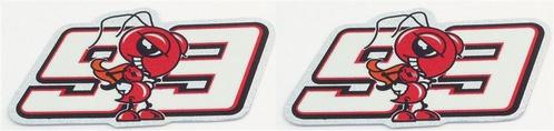 Marc Márquez, 93 metallic sticker set #1, Motoren, Accessoires | Stickers, Verzenden