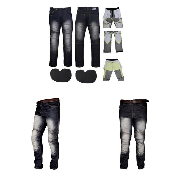 Motorbroek jeans kevlar CE protectoren nieuw, Motoren, Kleding | Motorkleding, Broek | textiel, Nieuw met kaartje, Verzenden