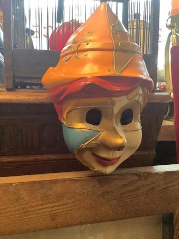 Pinokkio masker ( afkomstig van Italiaanse collecteur) 