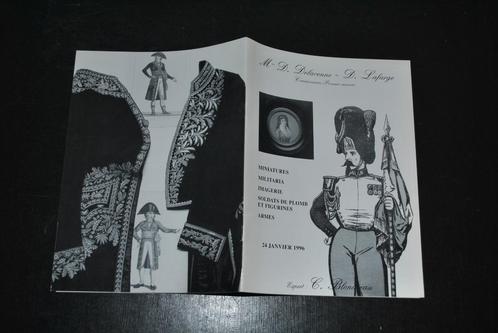 Catalogue vente Miniatures militaria imagerie soldats plomb, Verzamelen, Militaria | Algemeen, Overige soorten, Boek of Tijdschrift