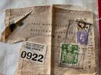 Postzegel op doek, Enlèvement ou Envoi