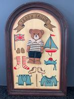 Vintage beer Teddykader, Kinderen en Baby's, Ophalen of Verzenden, Gebruikt, Wanddecoratie