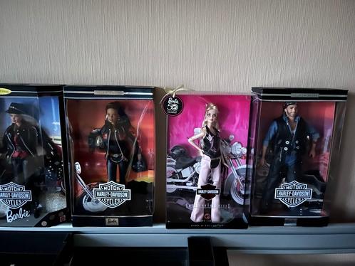 4 Harley-Davidson collector barbies NRFB, Verzamelen, Poppen, Nieuw, Fashion Doll, Ophalen of Verzenden