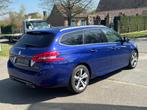Peugeot 308 GT, 2.0, 2015, 158300km Automaat, Full, Garantie, Auto's, 4 cilinders, Blauw, Leder, Bedrijf