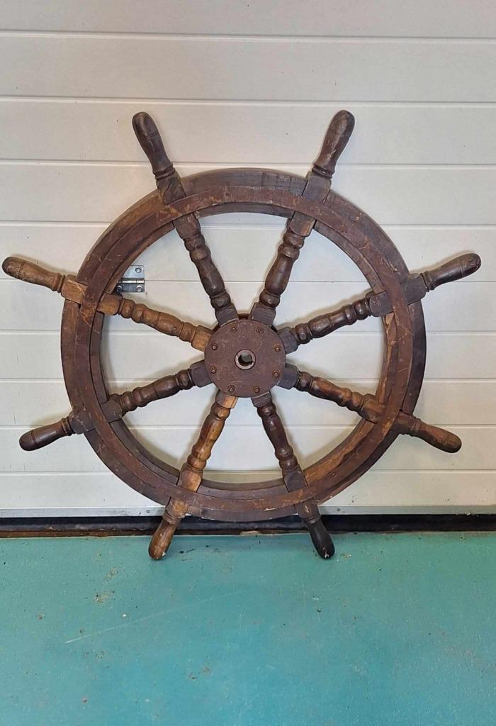 Stuurrad, stuurwiel, bootstuur 1.10 mtr incl. handvaten., Watersport en Boten, Accessoires en Onderhoud, Gebruikt, Overige typen