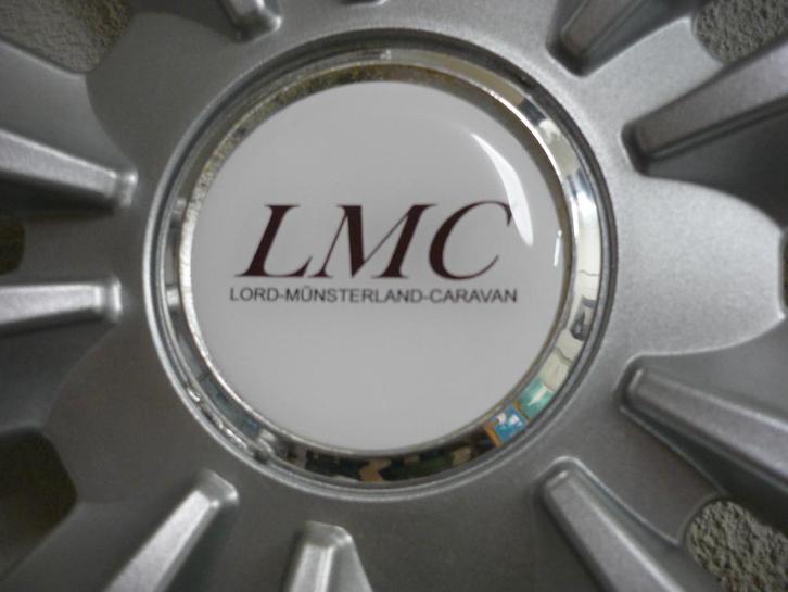 LMC 3D doming naafstickers caravan en camper, Epoxy, Verzamelen, Stickers, Nieuw, Overige typen, Verzenden