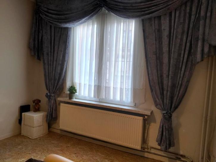 Dag en overgordijn, Huis en Inrichting, Stoffering | Gordijnen en Lamellen, Gebruikt, 150 tot 200 cm, 150 tot 200 cm, Overige kleuren