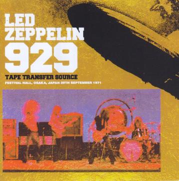 3 CD's - LED ZEPPELIN - 929 - Live Osaka 1971 beschikbaar voor biedingen