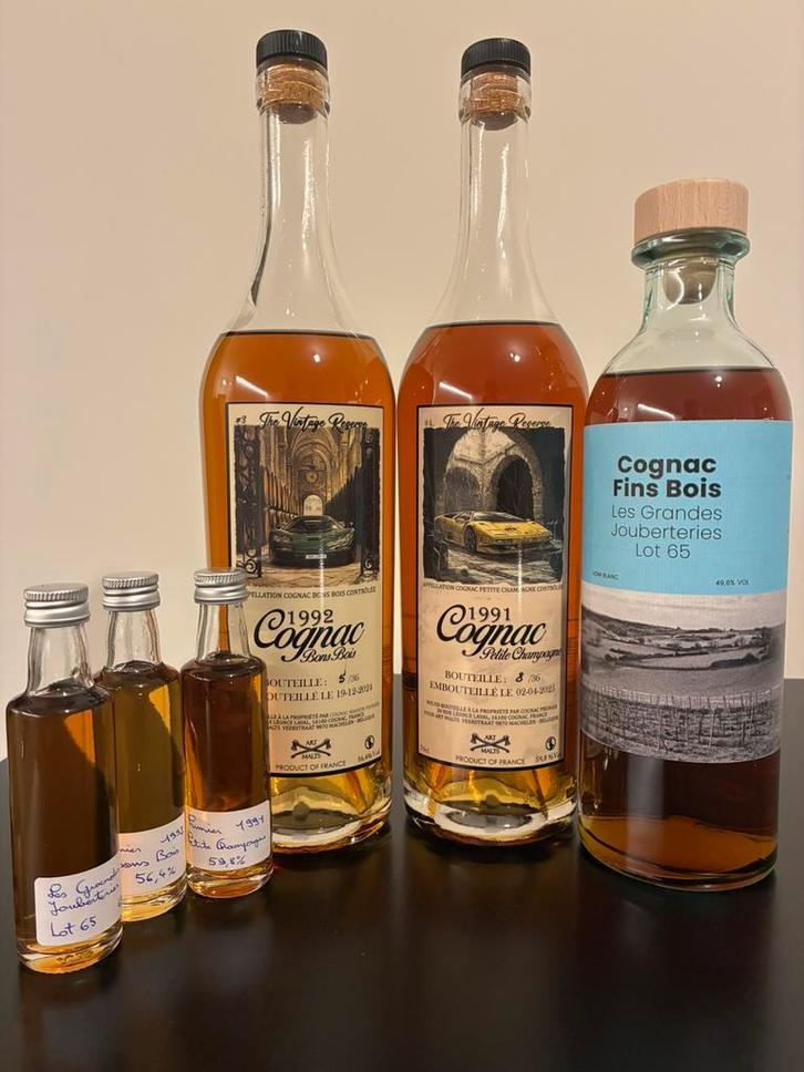 Sample set zeer zeldzame cognac!, Verzamelen, Wijnen, Nieuw, Champagne, Ophalen of Verzenden