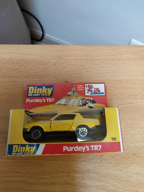Triumph tr7 purdey, Hobby en Vrije tijd, Modelauto's | 1:43, Zo goed als nieuw, Auto, Dinky Toys, Ophalen