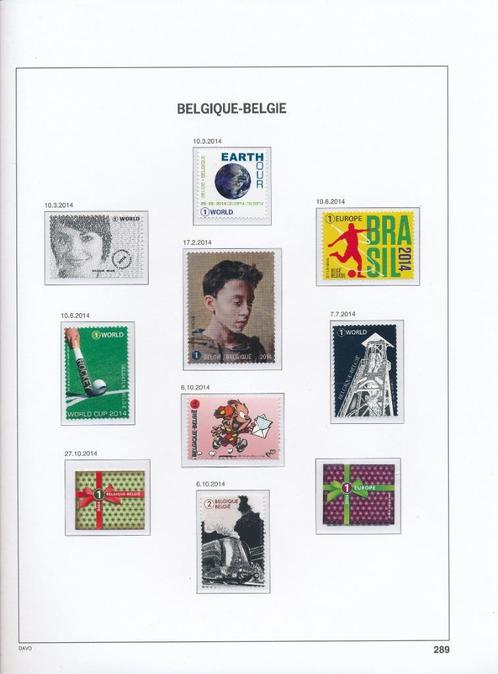 L'année 2014 , moins chère que le prix postal, sur DAVO Luxe, Timbres & Monnaies, Timbres | Europe | Belgique, Non oblitéré, Gomme originale