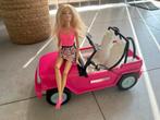 Barbie jeep met pop, Ophalen of Verzenden, Gebruikt, Barbie
