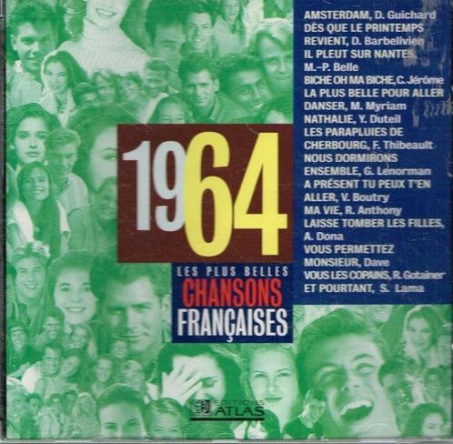 cd    /     Les Plus Belles Chansons Françaises - 1964, Cd's en Dvd's, Cd's | Overige Cd's, Ophalen of Verzenden
