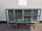 Industrial vintage design, Manubelge, Gembloux,hangkast, Huis en Inrichting, Kasten | Vitrinekasten, Ophalen, Zo goed als nieuw