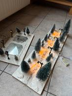 Kerstdorpstraat met verlichting, Enlèvement, Comme neuf