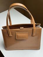 Bruine handtas in lezard, hagedissenleer., Ophalen, Zo goed als nieuw, Handtas