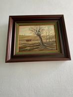 Schilderij landschap gesigneerd, Antiek en Kunst, Ophalen