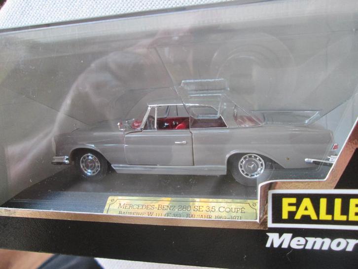 Faller Mercedes-Benz 280 SE 3.5 Coupé 1:43, Hobby en Vrije tijd, Modelauto's | 1:43, Zo goed als nieuw, Auto, Overige merken, Ophalen of Verzenden