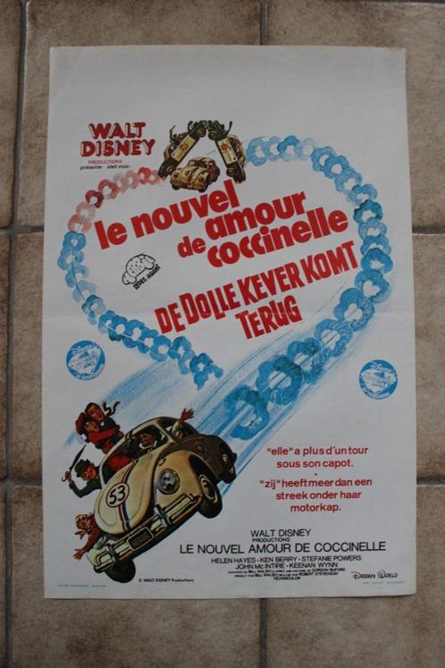 filmaffiche Herbie Rides Again 1974 filmposter, Verzamelen, Posters, Zo goed als nieuw, Film en Tv, A1 t/m A3, Rechthoekig Staand