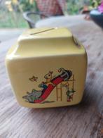 Antiek/engels porselein/spaarpotje/met lieve tekening, Ophalen of Verzenden, Zo goed als nieuw