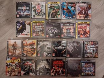 PS3 Games (Zie omschrijving) beschikbaar voor biedingen