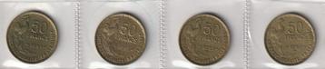 50 FRANCS - 100 FRANCS- 4ème République France beschikbaar voor biedingen