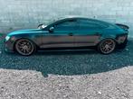 Audi a7 • 3.0tdi • full rs7 • unique • noir satin • a voir, Zwart, Zwart, Leder, Bedrijf