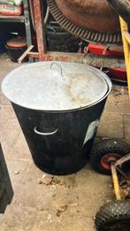 Grote metalen kuip, Ophalen, Gebruikt