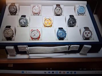 Horloge Omega Swatch KofferVoor 11 Horloges Origineel. Nieuw beschikbaar voor biedingen