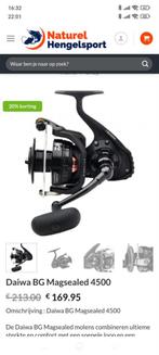 2 nieuwe Daiwa BG 4500 magsealed molens.
Nieuw in doos !!!!, Watersport en Boten, Ophalen of Verzenden, Zo goed als nieuw