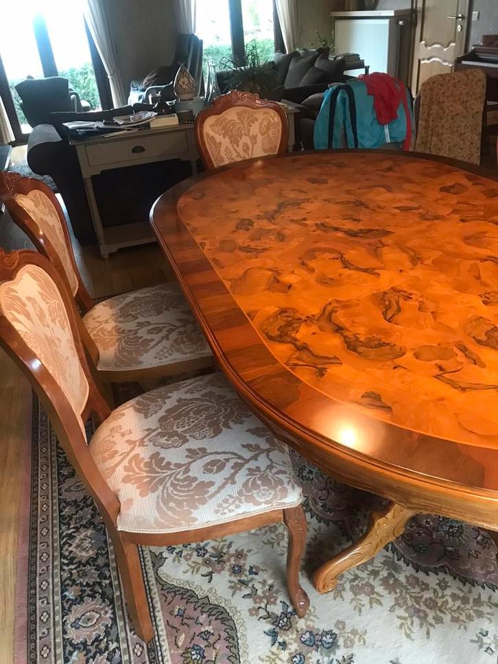 Italiaanse Louis XIV eetplaats, Antiek en Kunst, Antiek | Meubels | Stoelen en Sofa's, Ophalen