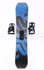 145 cm snowboard K2 EST. 87, black/blue, p-tex topsheet, Sport en Fitness, Snowboarden, Verzenden, Gebruikt, Board