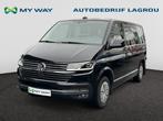 Volkswagen Transp T6.1 1200 Caravelle Swb Transporter 2.0 TD, Auto's, Automaat, Zwart, Diesel, Overige carrosserie