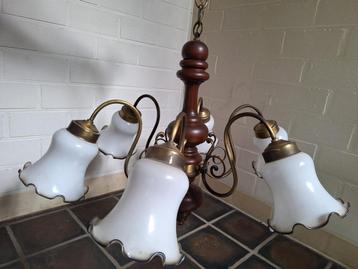 Romantische luster, Enlèvement, Utilisé, Métal, Antiek, romantisch