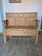 Teak bankje met opbergruimte, Antiek en Kunst, Ophalen