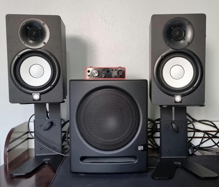 Home Studio Speaker Set – Gebruiksklaar – Zo goed als nieuw, Audio, Tv en Foto, Luidsprekerboxen, Zo goed als nieuw, Complete surroundset