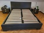 Houten bed 160 x 200m, Huis en Inrichting, Slaapkamer | Bedden, Ophalen, Gebruikt, Tweepersoons, 200 cm