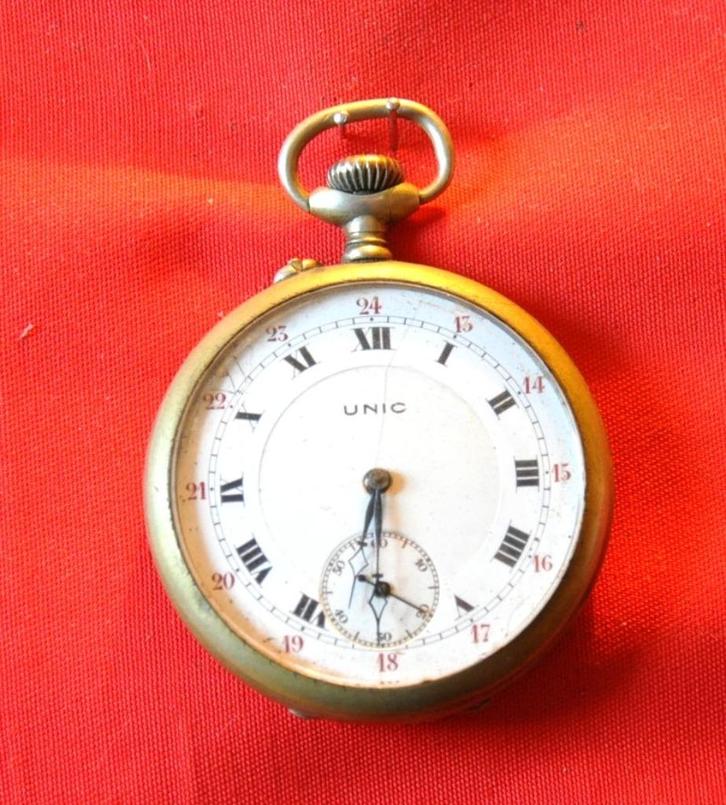 D ancienne montre gousset unic fonctionnel, Antiek en Kunst, Antiek | Overige Antiek, Ophalen of Verzenden
