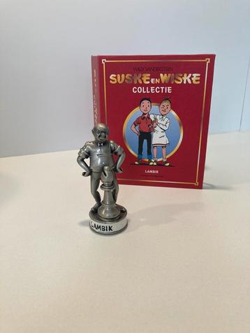 Suske en Wiske - Lambik - metalen schaakstuk - 8 cm, Verzamelen, Zo goed als nieuw