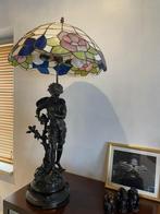 Bronze lampe mathurin Tiffany mosaïque, Ophalen