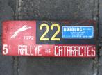 Plaque du 5ème Rallye automobile des Cataractes de 1972, Verzamelen, Verzenden, Gebruikt, Auto's