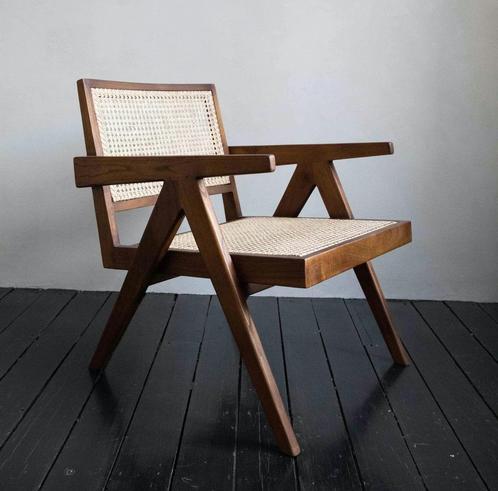 Easy Chair - Naar ontwerp van Pierre Jeanneret - Chandigarh, Huis en Inrichting, Stoelen, Zo goed als nieuw, Ophalen