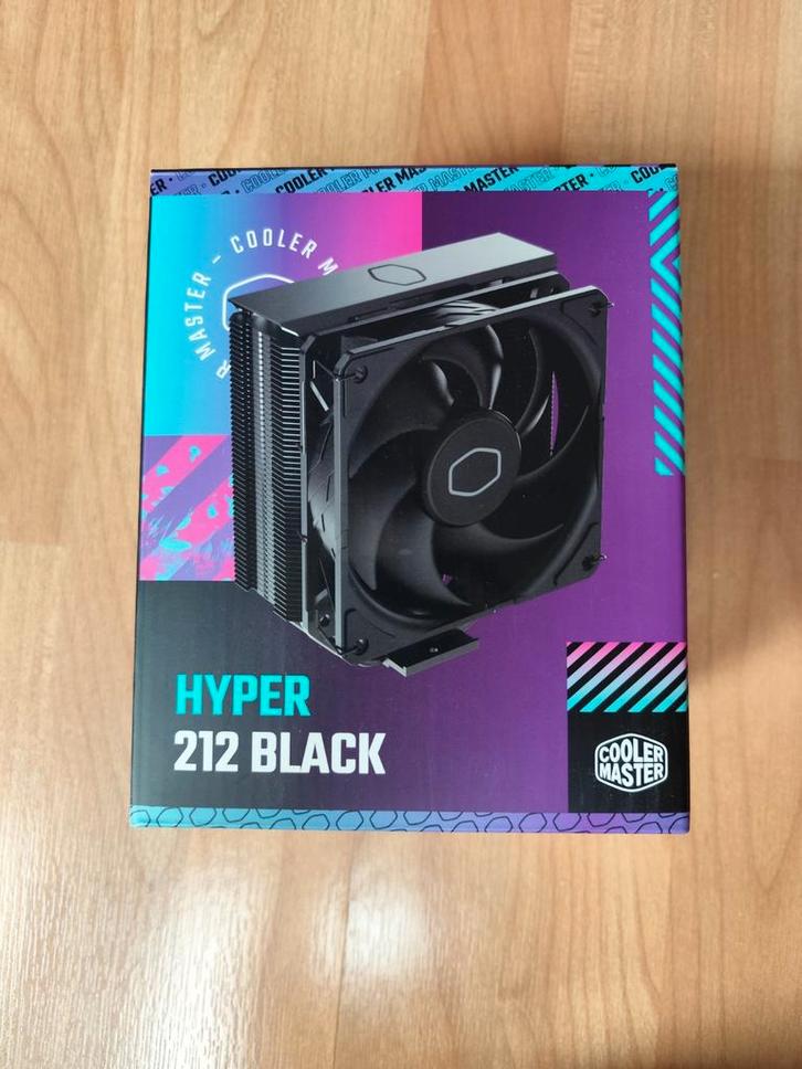 Cooler Master Master Hyper 212 zwarte editie, Computers en Software, Computerkoelers, Zo goed als nieuw, Luchtkoeling, Ophalen of Verzenden