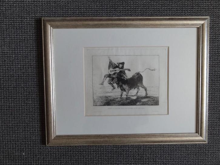 Originele ets van Francisco Goya (1746-1828), Antiquités & Art, Art | Peinture | Moderne, Envoi