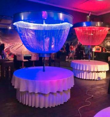 TE KOOP 5 Kroonluchters LED XXL 1.8m dia  prijs 5stuks beschikbaar voor biedingen