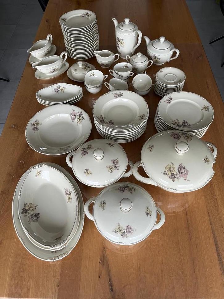 86-delig servies Bavaria, Antiquités & Art, Antiquités | Services (vaisselle) complet, Enlèvement