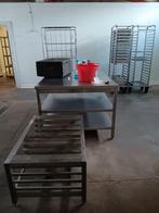 inox tafel, Huis en Inrichting, Keuken | Keukenelementen, Ophalen, Zo goed als nieuw
